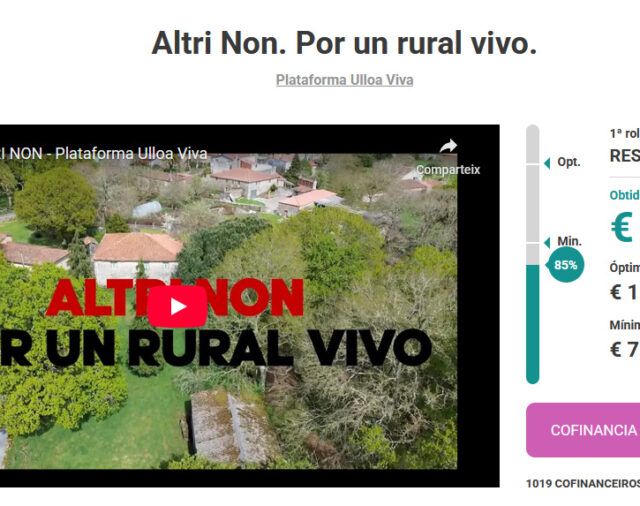 Comeza a campaña para financiar a estratexia xudicial da Plataforma para frear a instalación da macrocelulosa Altri