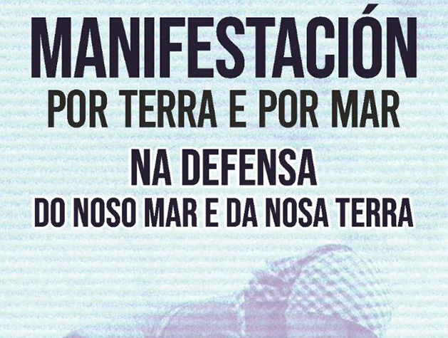 22 de marzo, manifestación por terra e por mar: Non a Altri, Non á mina de Touro